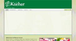 Desktop Screenshot of blumen-kocher.de
