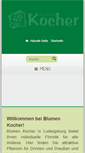 Mobile Screenshot of blumen-kocher.de